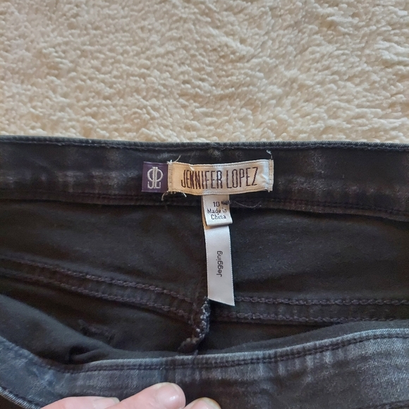 Jennifer Lopez  Womens Jegging Pull Up JLO Mid Rise Dark Wash - Picture 4 of 6